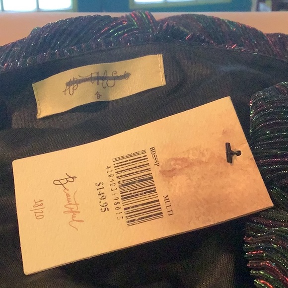 1X 2X A Beautiful Soul Kay wrap sparkle maxi dress - Picture 7 of 9